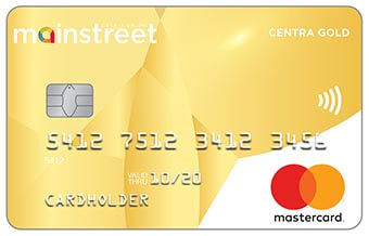 CENTRA GOLD card