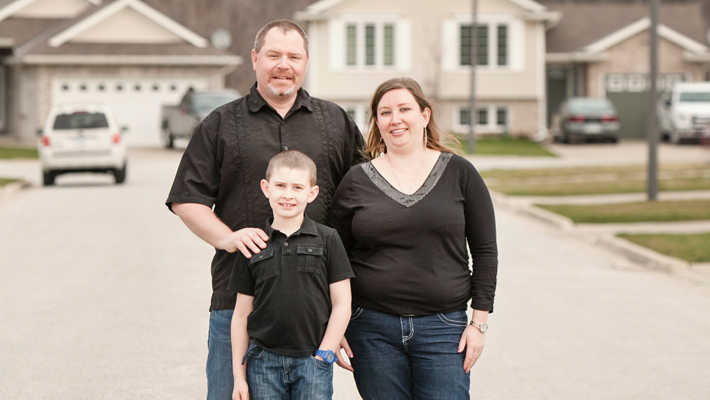 family outside